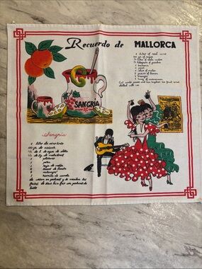 VTG! Mallorca Sangria Decor Tapestry
